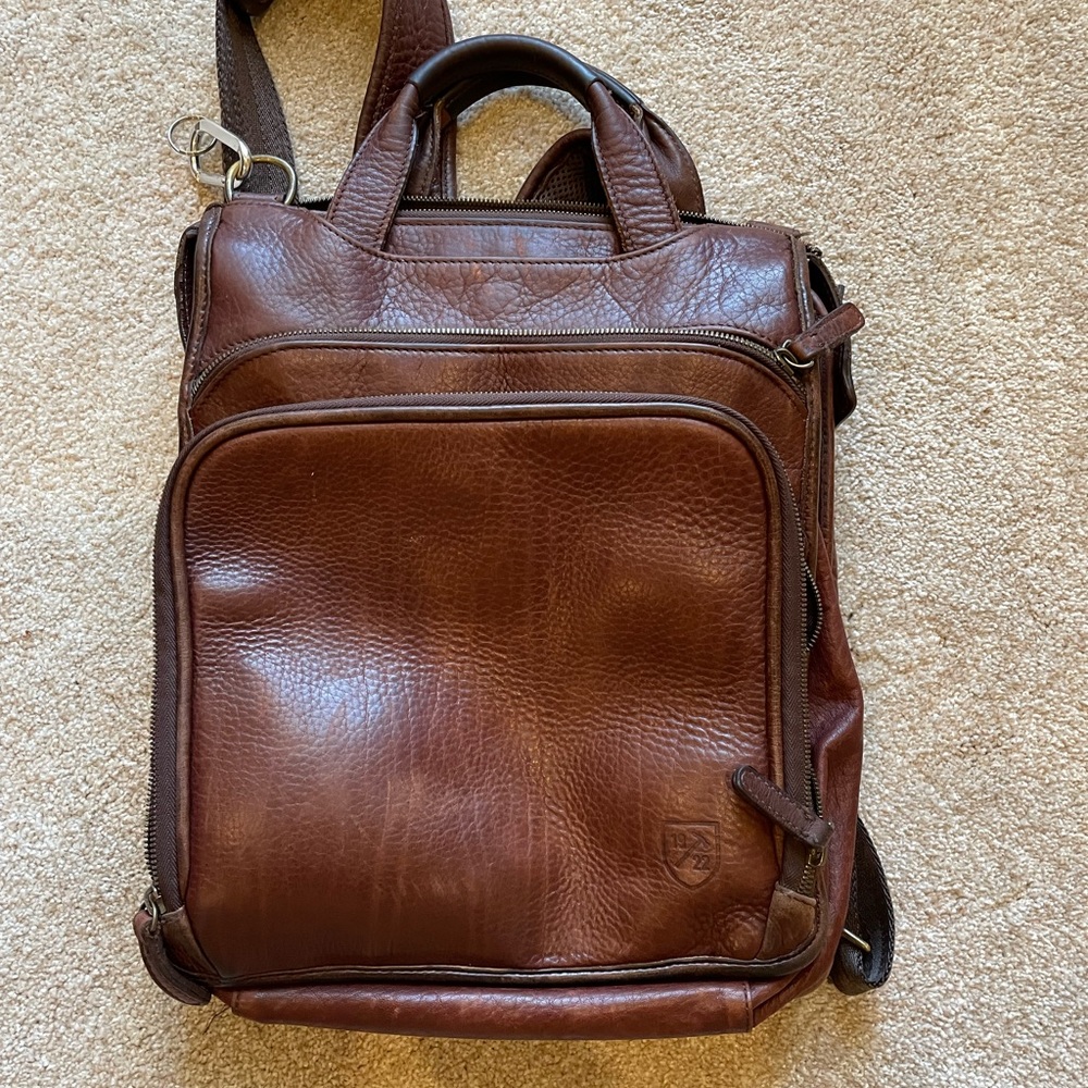 Allen Edmonds Tech Backpack - Chili Color (Lightly Used) - Picture 2 of 3